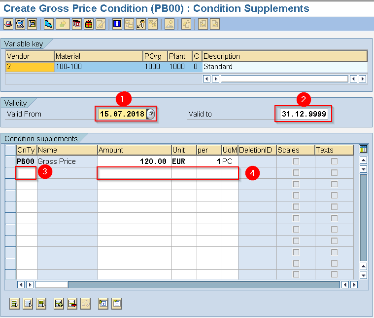 sap purchase info record