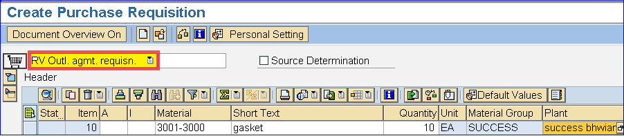 SAP SCHEDULING AGREEMENT