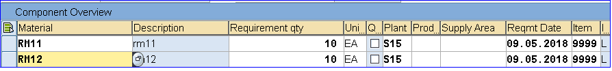 subcontracting process in sap mm