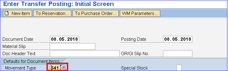 subcontracting process in sap mm